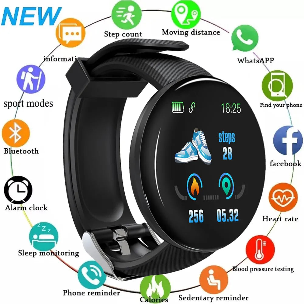 Smart Watch Men Women Blood Pressure Heart Rate Monitor| Yazijico™