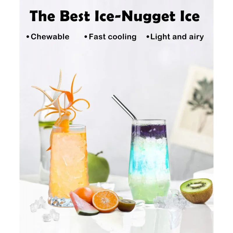 Yazijico™  COWSAR Nugget Ice Maker Countertop - Yazijico™ 