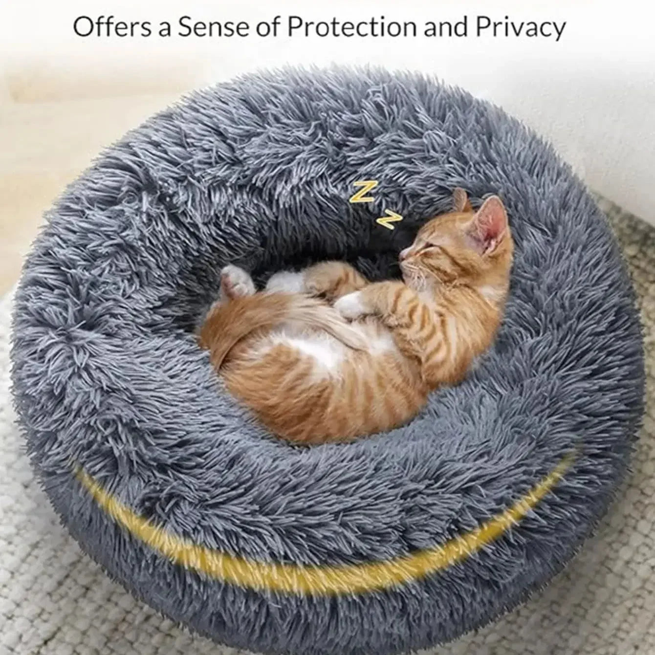 Yazijico™ Round Pet Bed for Large Dog Bed - Yazijico™ 