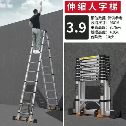 Alloy Telescopic Step Ladder Multi-functional | Yazijico™ 