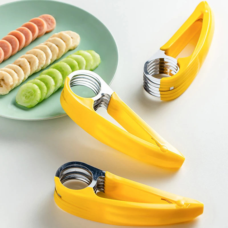 Yazijico™  Fruit Banana Slicer Vegetable Sausage Slicer - Yazijico™ 