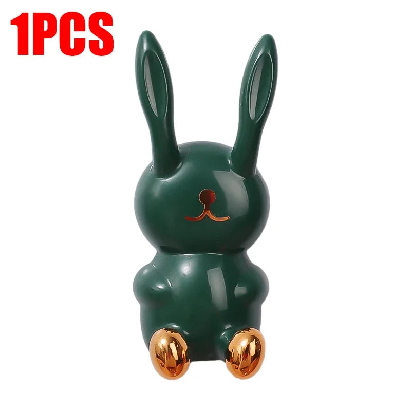 Cartoon Rabbit Toothbrush Holder Wall Mounted | Yazijico™