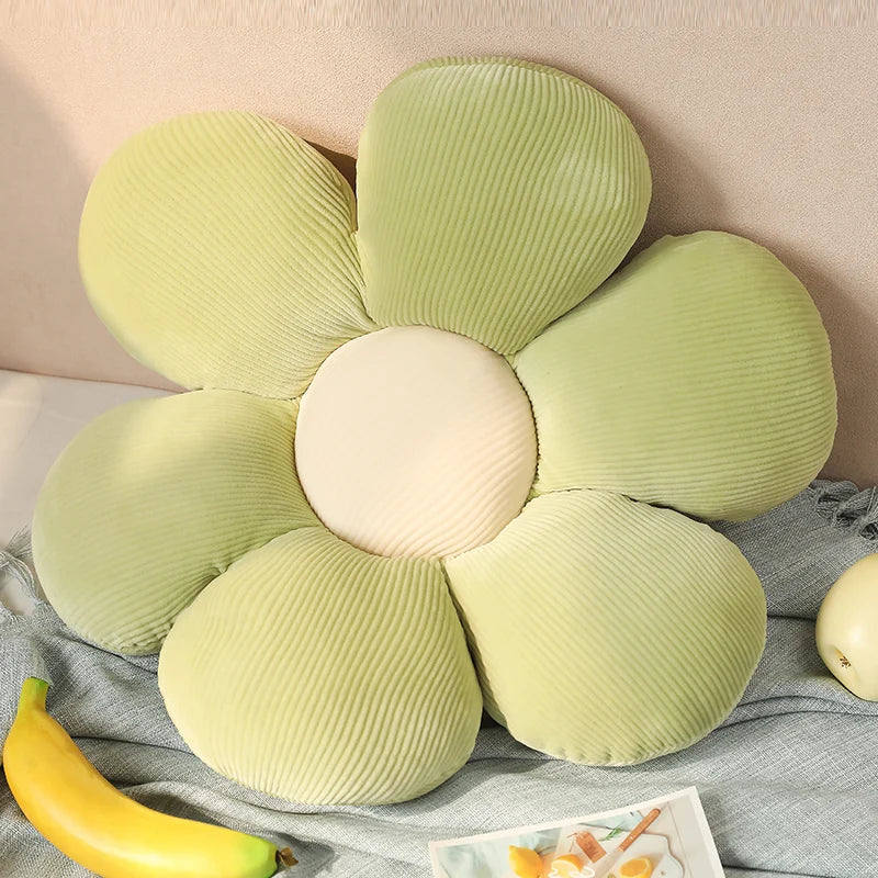 Stuffed Six Petal Flower Cushion Girly Room | Yazijico™ 