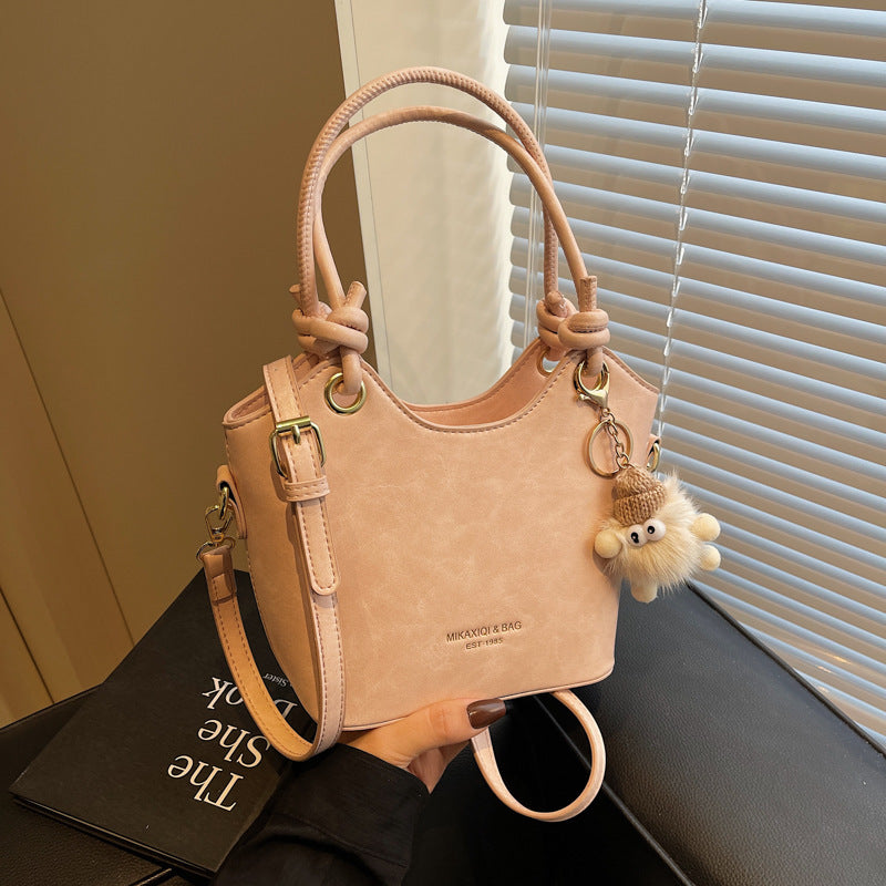 Sweet Style Zipper PU Square Shoulder Bag