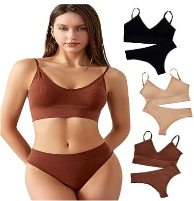 Thin -steel -free Rim Sports Suspender Vest & Panties