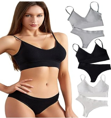 Thin -steel -free Rim Sports Suspender Vest & Panties