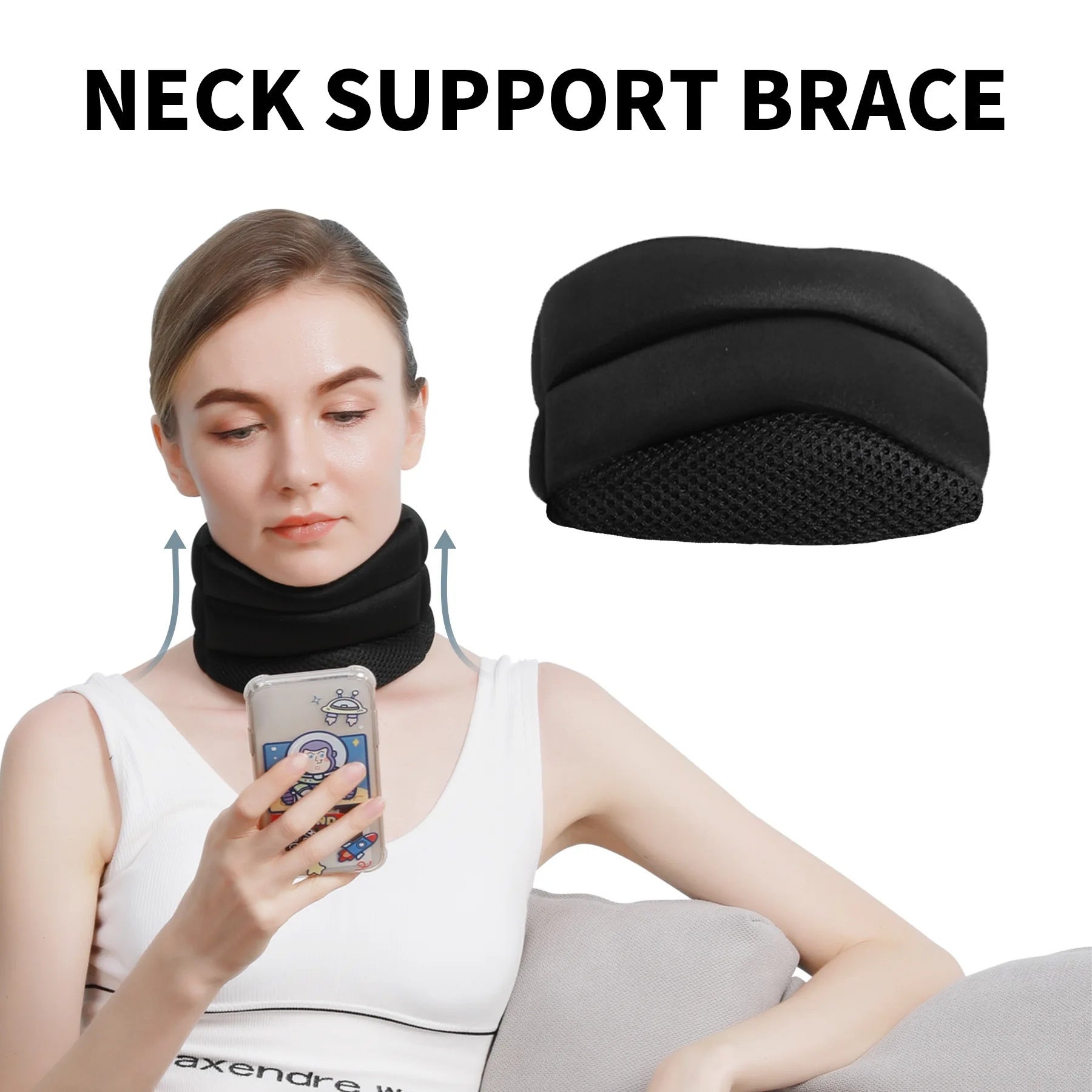 Upgraded Neck Brace Foam Cervical Collar 