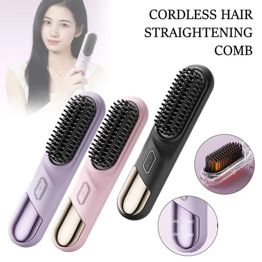 Wet Dry Hair Straightener Cordless Hair Straightener