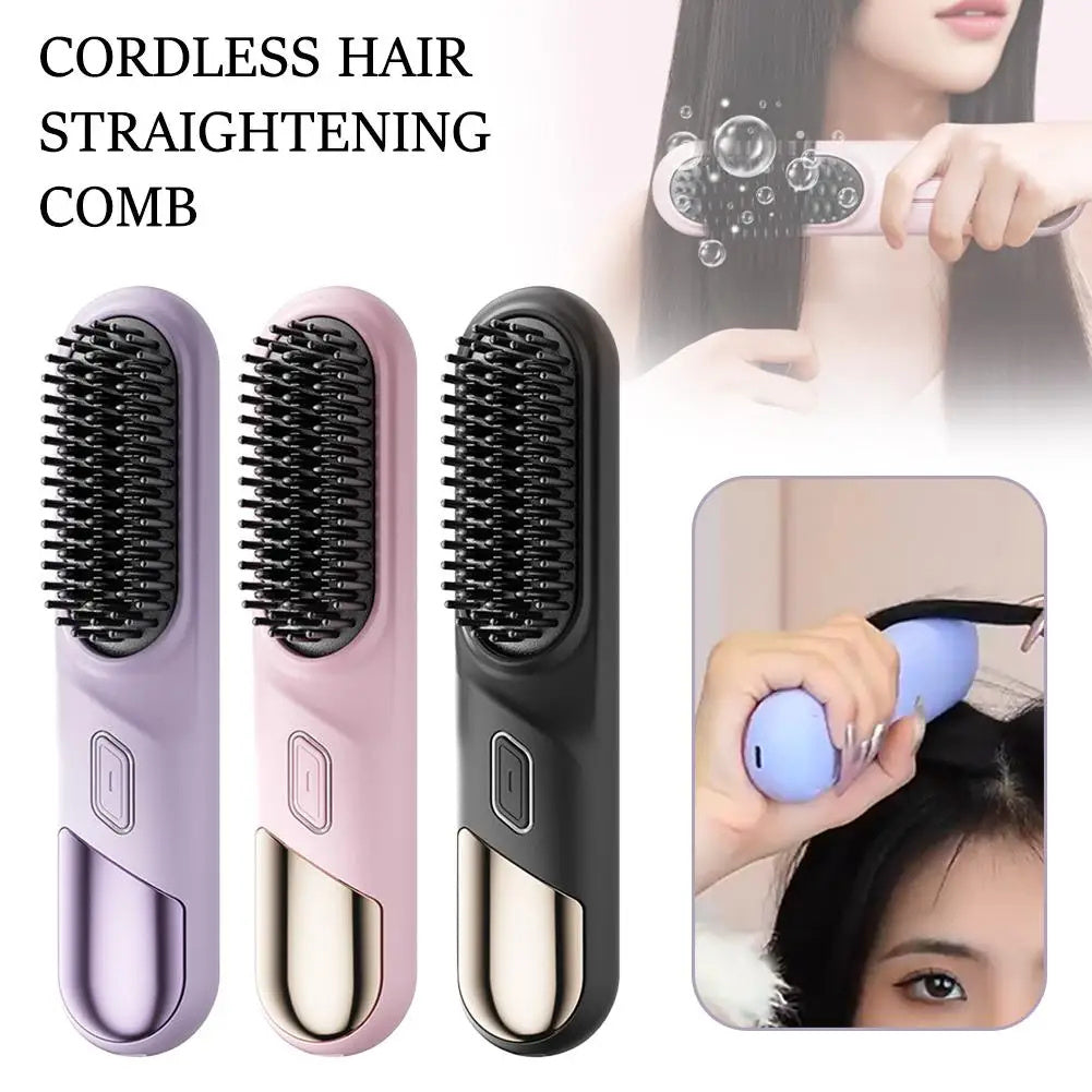 Wet Dry Hair Straightener Cordless Hair Straightener