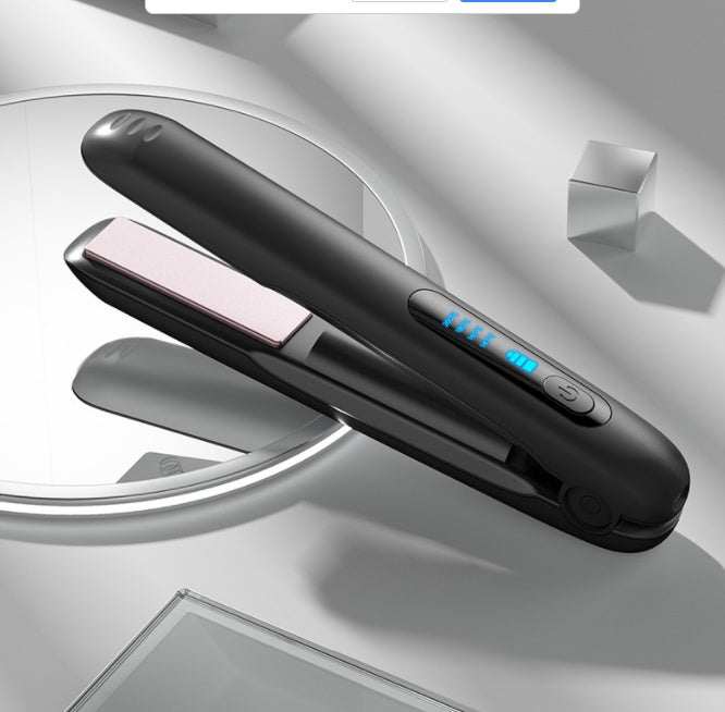 Wireless Hair Straightener Flat Iron Mini  