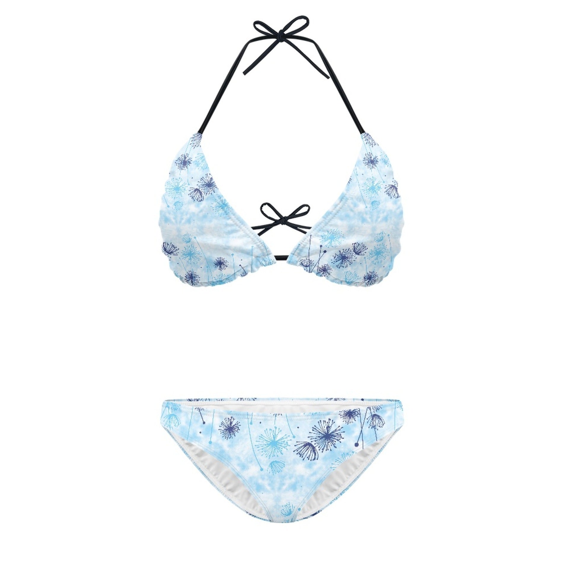 Women's Split Printed Swimsuit Bikini -