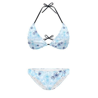 Women's Split Printed Swimsuit Bikini -