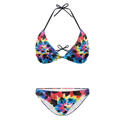 Women's Split Printed Swimsuit Bikini -