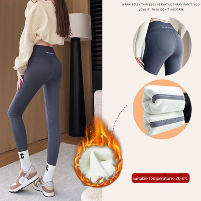 Fleece Thickened Leggings Winter Yoga Pants  Yazijico™ 