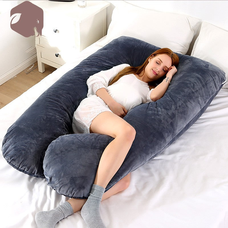 Oreiller en coton en forme de U pour femmes enceintes | Yazijico™