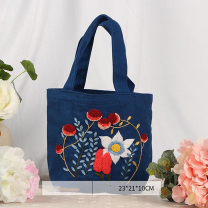 Hand Made Embroidery Bento Bag Making Materials | Yazijico™