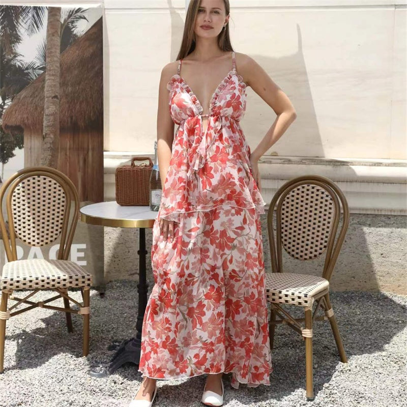 Women's Fashion Simple Dress Summer Beach| Yazijico™ 