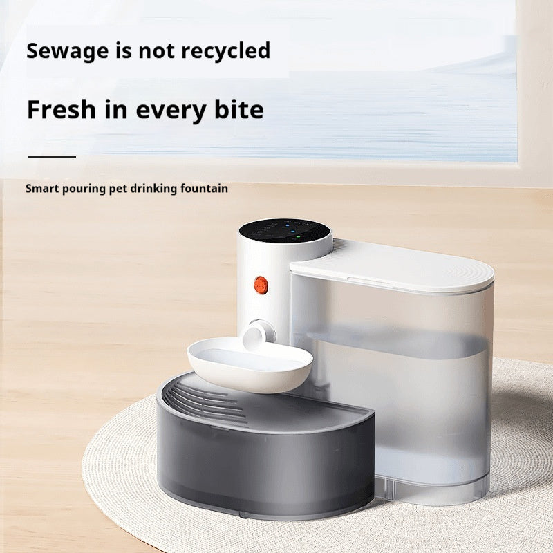 Dump Cat Water Fountain Rechargeable Automatic | Yazijico™ 