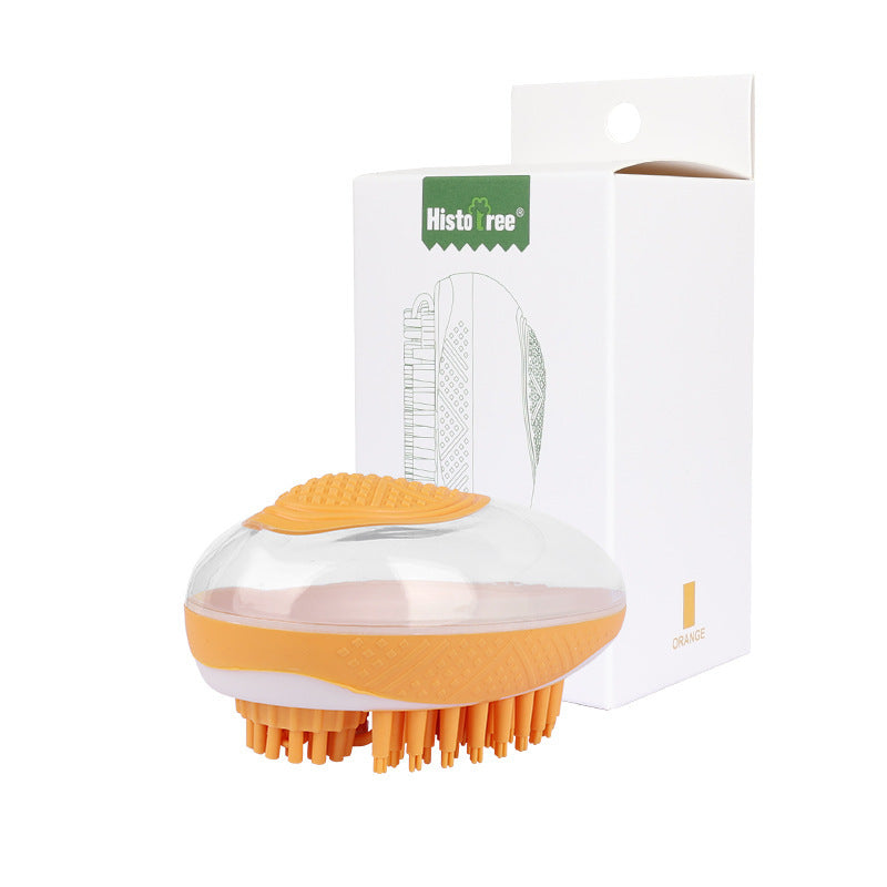 Dog Cat Bath Brush Massage Comb Soft Silicone | Yazijico™
