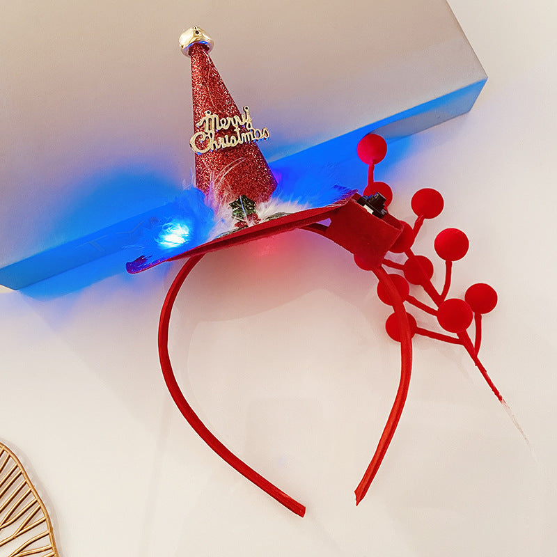 Christmas With Light Headband Snowflake Women's | Yazijico™