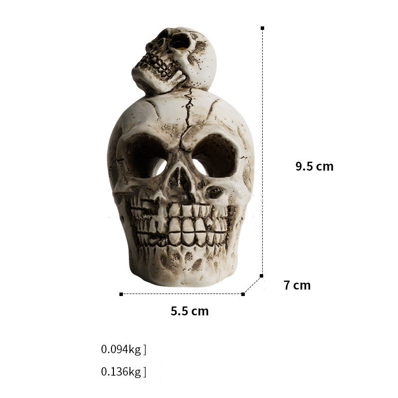 resin crafts halloween decorations home skull aromatherapy home decor