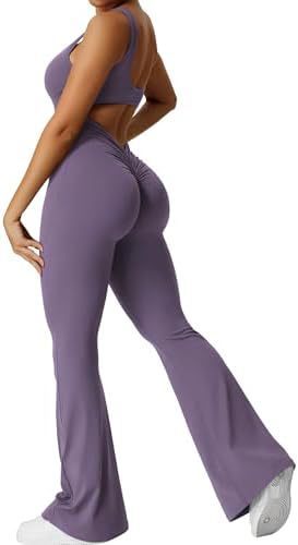 Women Sleeveless Flare Jumpsuits Long Pants | Yazijico™