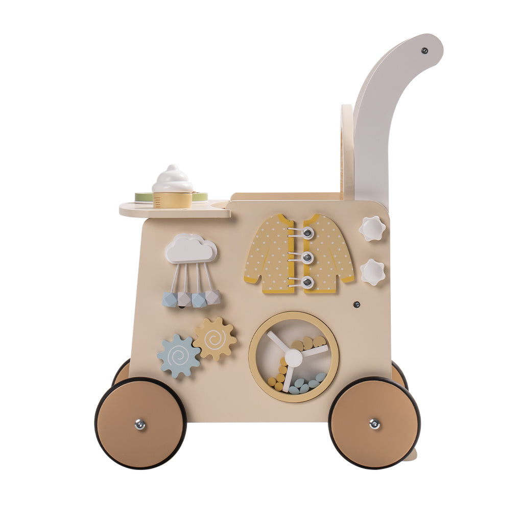 Adjustable Speed Baby Push Walker Wooden | Yazijico™ 