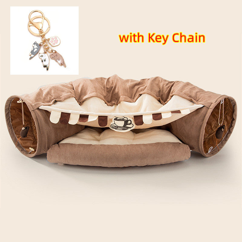 Collapsible Cat Tunnel Durable Washable | Yazijico™