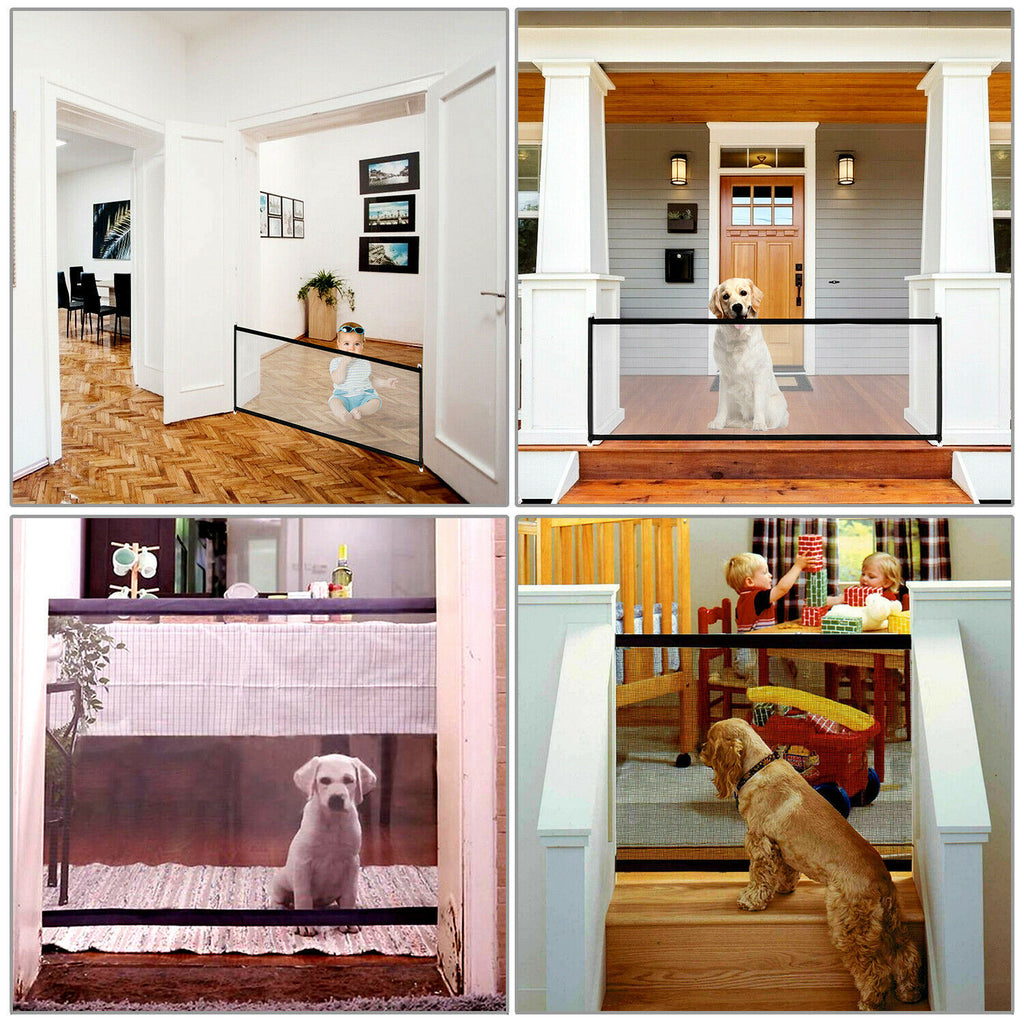 Pets Dog Cat Baby Safety Gate Mesh | Yazijico™ 