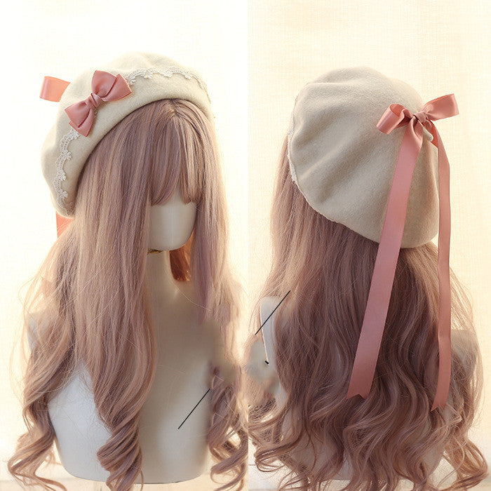 Hand Made Japanese Beret Lolita Girl Heart  | Yazijico™  