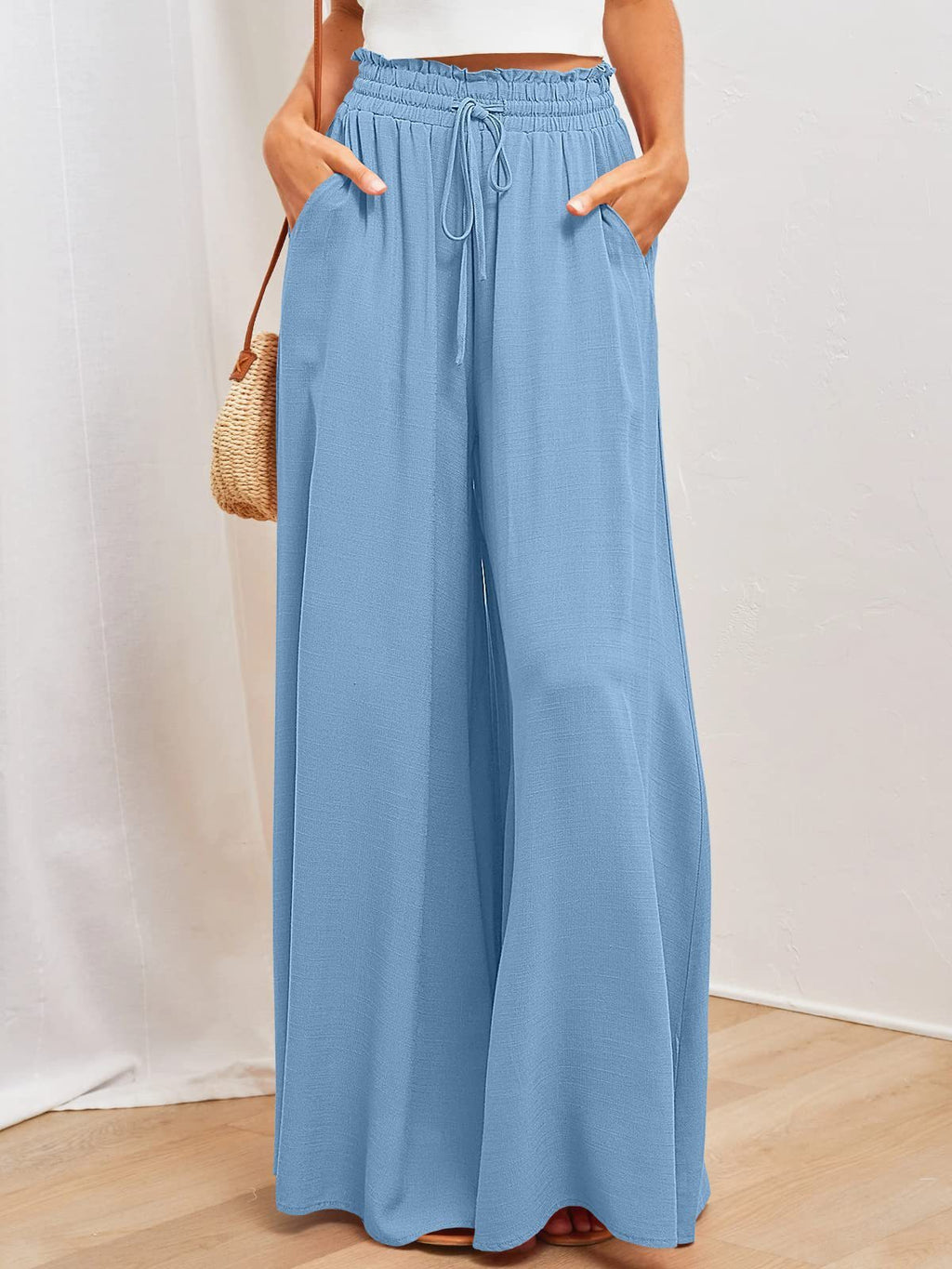 Womens Pants Wide Leg Loose Comfy With Pockets  Yazijico™ 