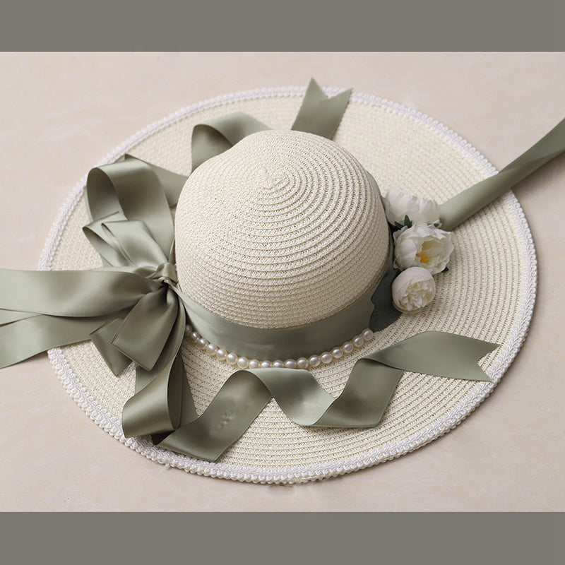 Hand-made  Straw Women's Sun Hat Sunscreen | Yazijico™ 