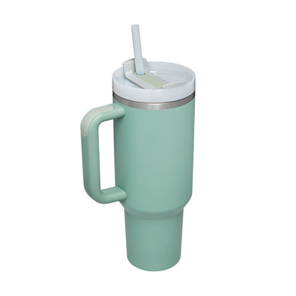 Tumbler With Handle Straw Insulated | Yazijico™