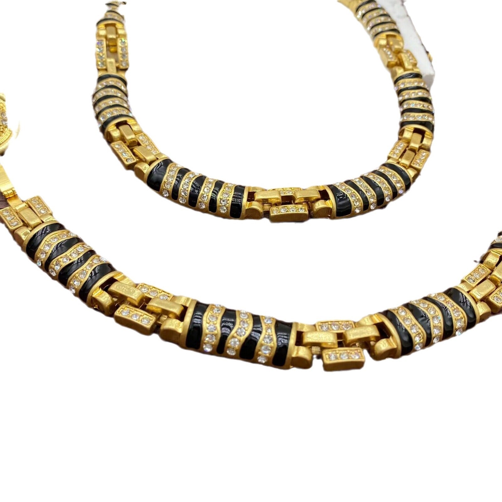 Hand-made Necklace Snake-shaped Rhinestone | Yazijico™ 