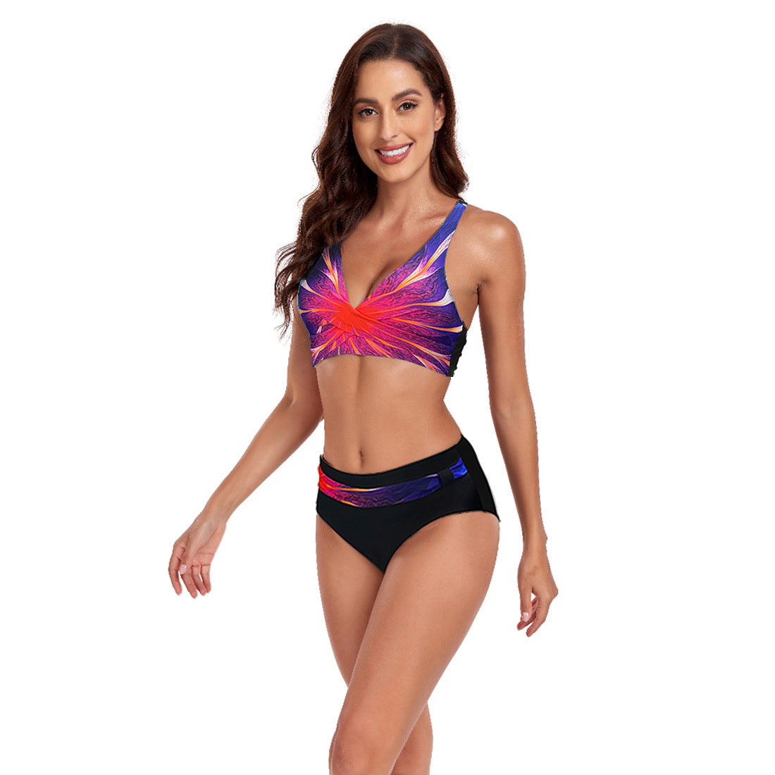 Beach Split Swimsuit Summer Bikini Halter   Yazijico™ 