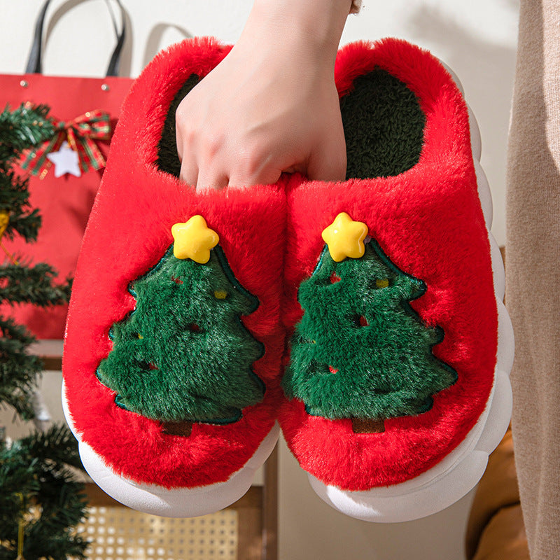 Christmas Tree Women's Home Slippers | Yazijico™ 