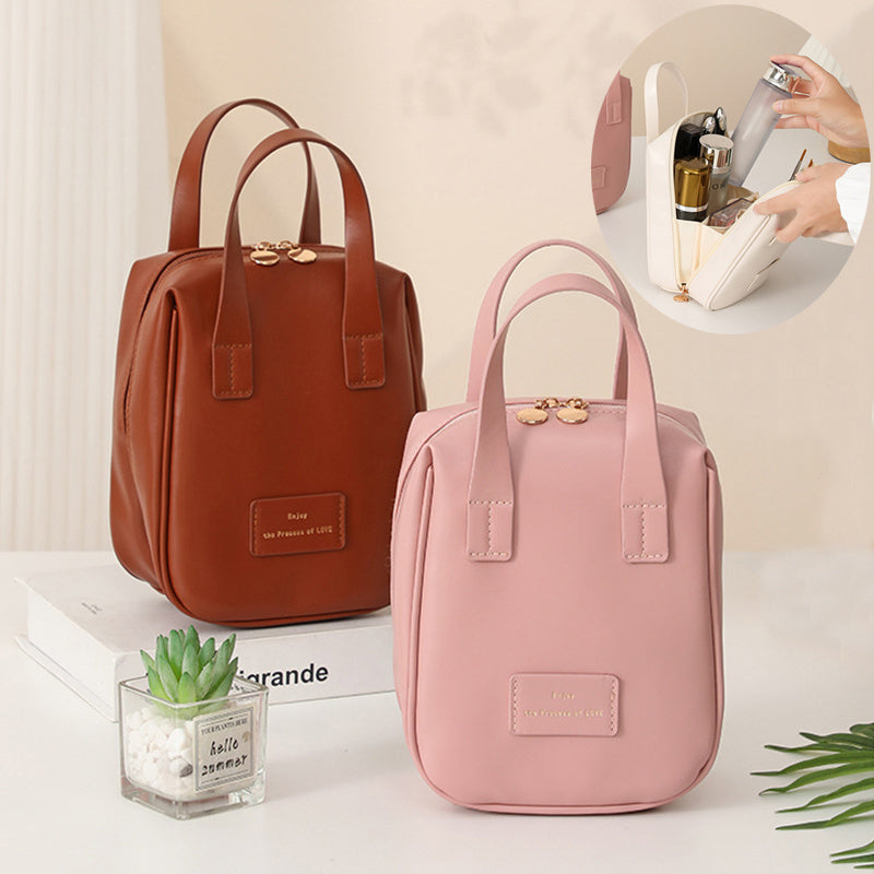 Handle-top Cosmetic Bag Ins Fashion Shell-shaped   Yazijico™ 