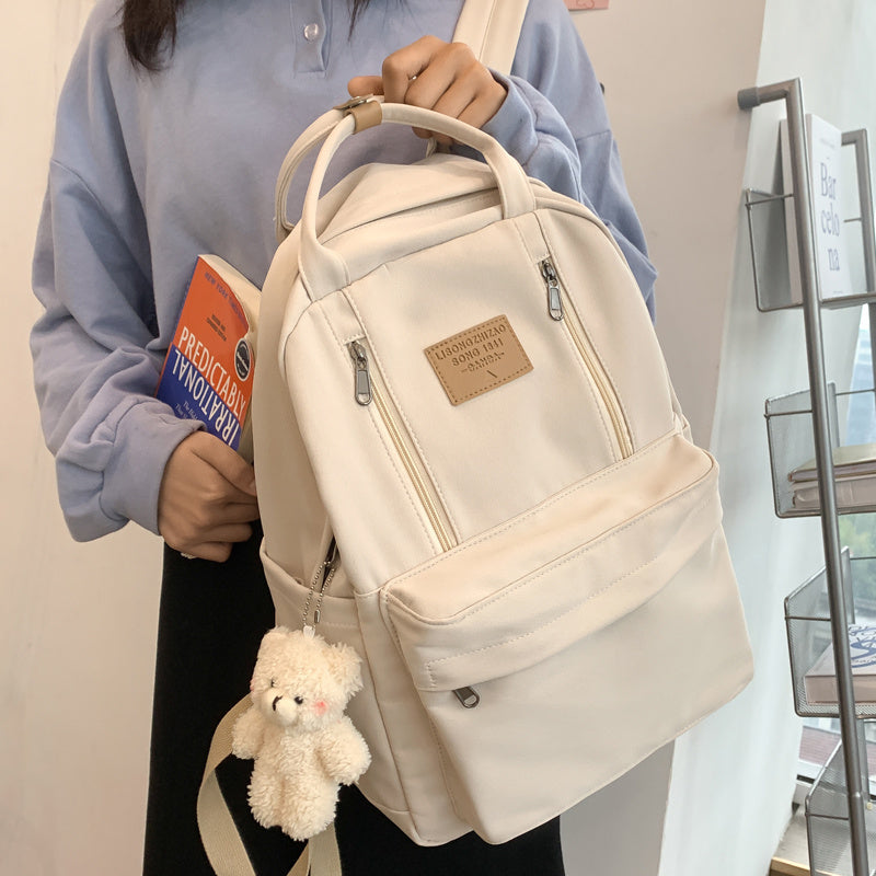 Backpacks School Bag Double Zipper Tote Bags  Yazijico™