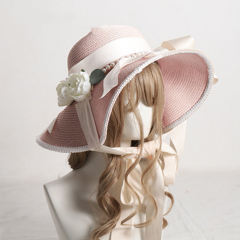 Hand-made  Straw Women's Sun Hat Sunscreen | Yazijico™ 