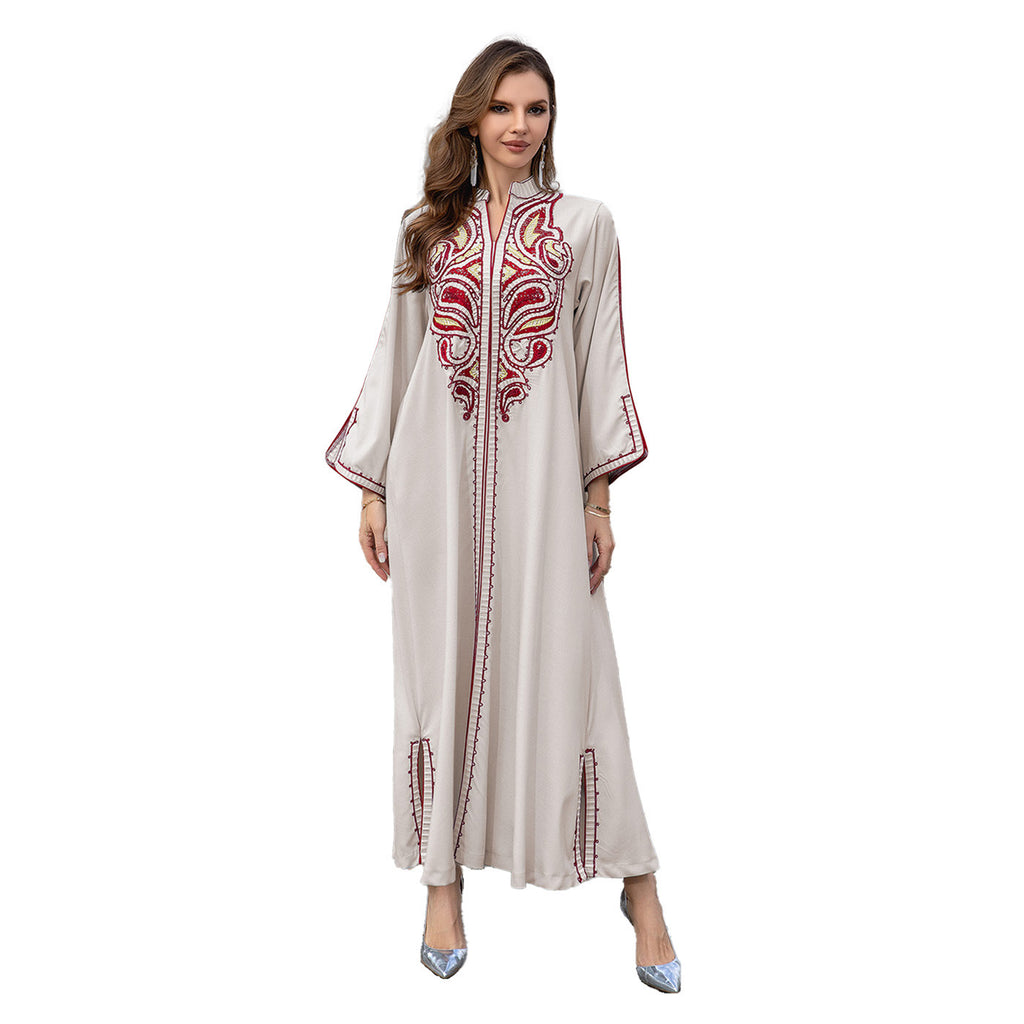 Muslim Middle East Embroidery Women Dress  Yazijico™