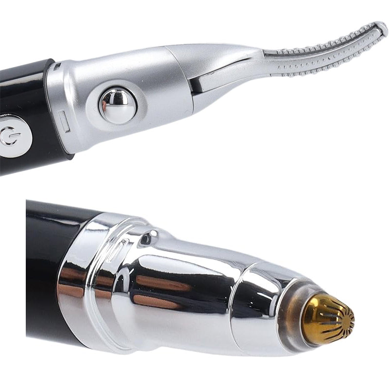 2in1 Electric Eyelash Curling And Curling Device,Electric Heated Eyelash Curler, Eyebrow Trimmer , Portable Makeup Tool For Women