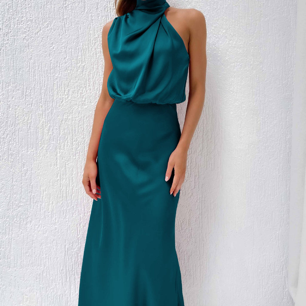 Summer Sleeveless Dress Ins Fashion Elegant Evening Party Club Clothing For Women