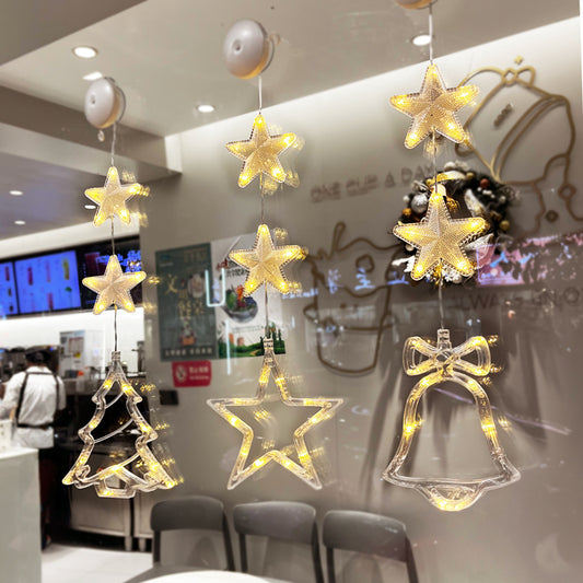 Christmas LED Light Star Xmas Tree Hanging | Yazijico™ 