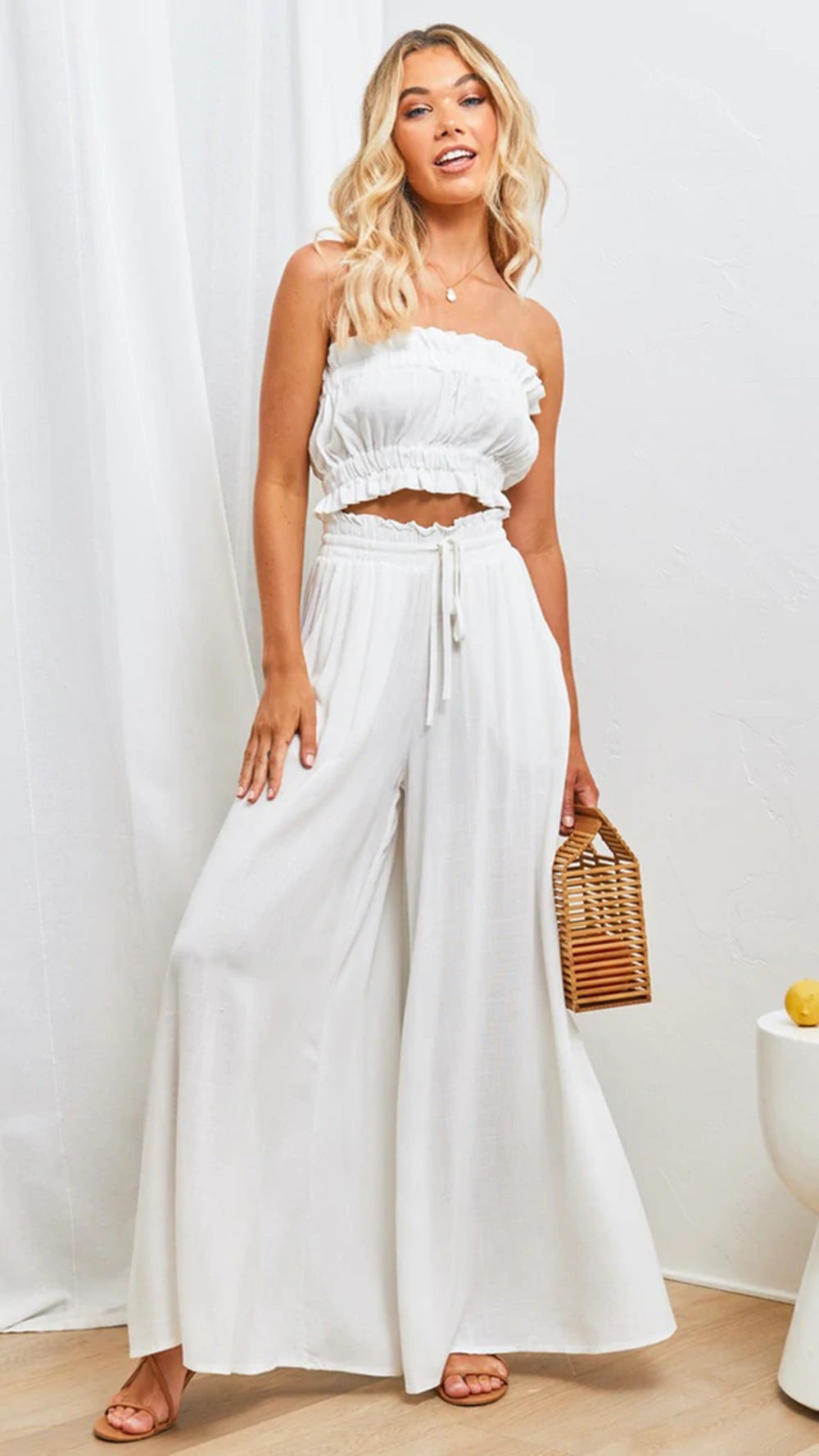 Womens Pants Wide Leg Loose Comfy With Pockets  Yazijico™ 
