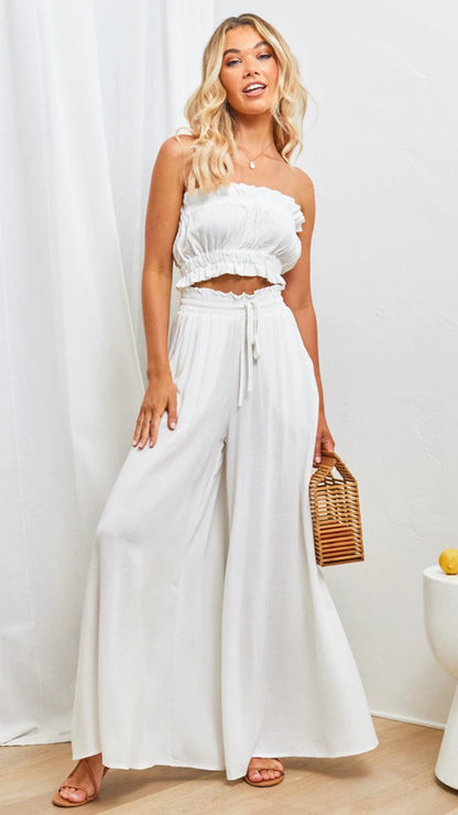 Womens Pants Wide Leg Loose Comfy With Pockets  Yazijico™ 