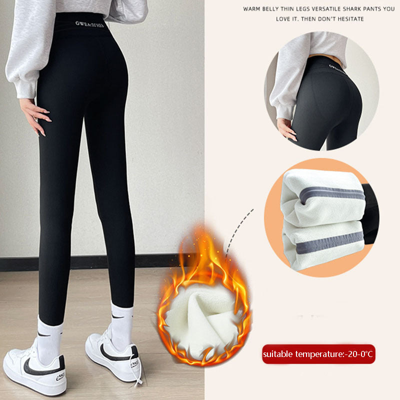 Fleece Thickened Leggings Winter Yoga Pants  Yazijico™ 