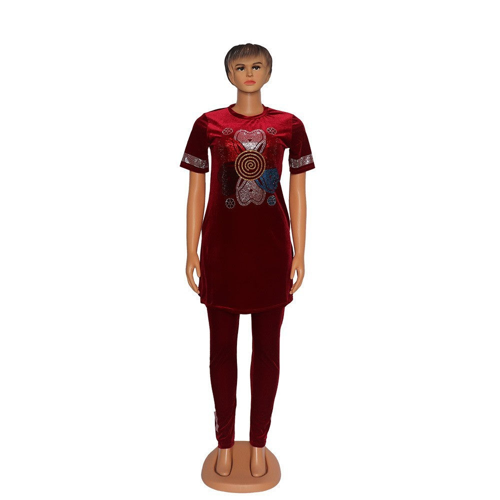 African Women's Wear Fashion Casual Set | Yazijico™