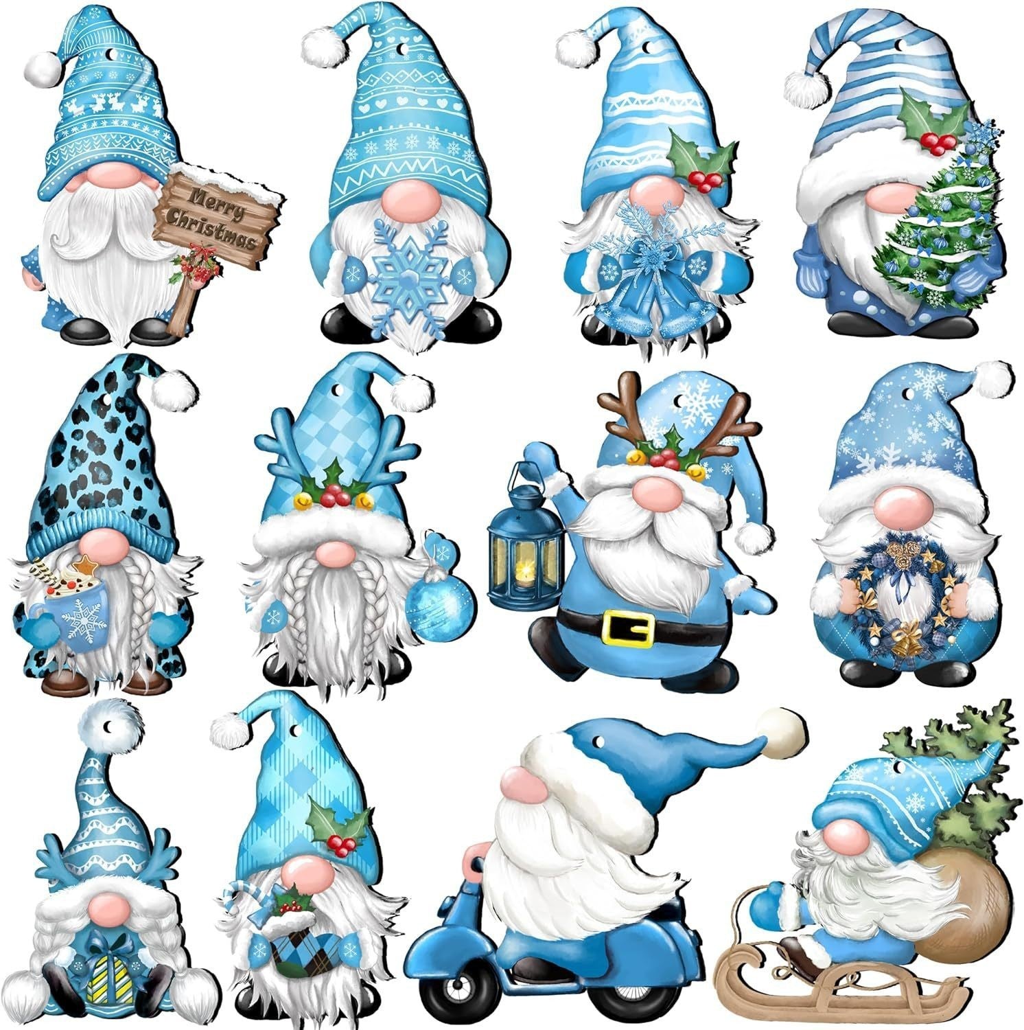 Christmas Wooden Hanging Ornaments | Yazijico™ 