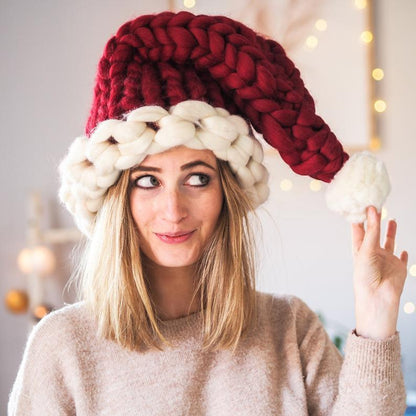 Christmas Plush Hat With Pompom Winter | Yazijico™ 