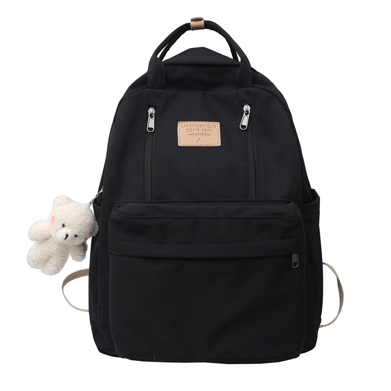 Backpacks School Bag Double Zipper Tote Bags  Yazijico™